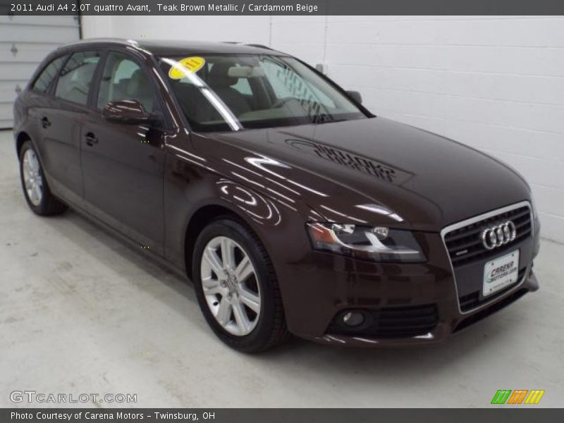 Teak Brown Metallic / Cardamom Beige 2011 Audi A4 2.0T quattro Avant