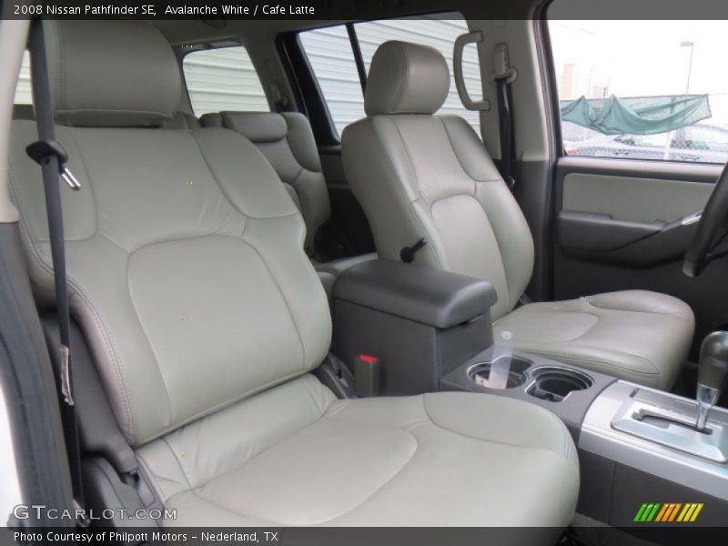 Avalanche White / Cafe Latte 2008 Nissan Pathfinder SE