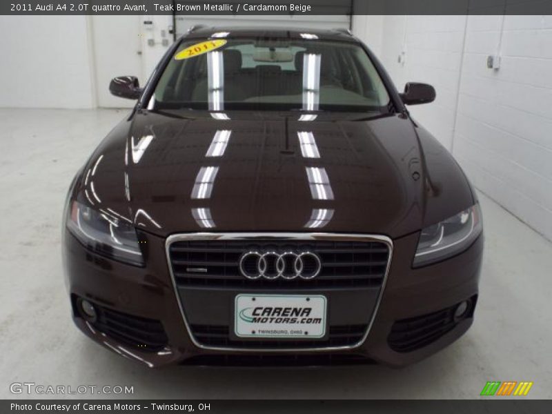 Teak Brown Metallic / Cardamom Beige 2011 Audi A4 2.0T quattro Avant
