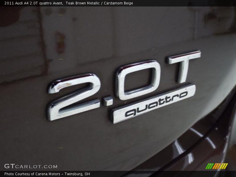 Teak Brown Metallic / Cardamom Beige 2011 Audi A4 2.0T quattro Avant