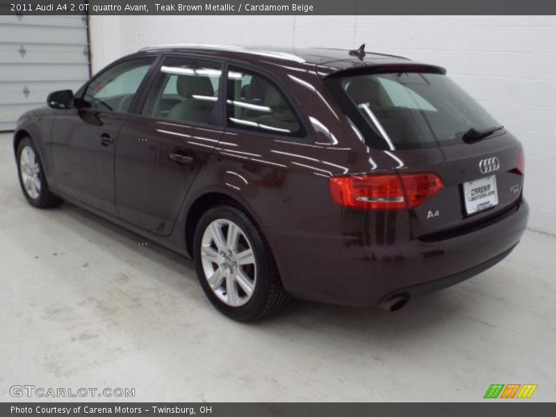 Teak Brown Metallic / Cardamom Beige 2011 Audi A4 2.0T quattro Avant