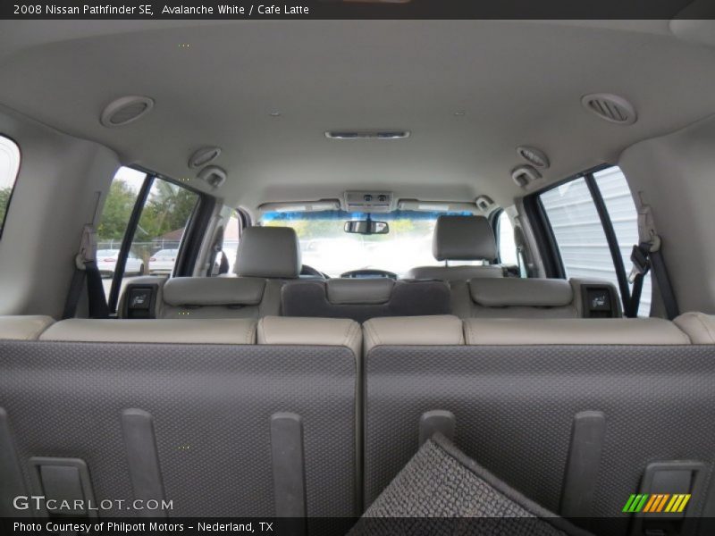 Avalanche White / Cafe Latte 2008 Nissan Pathfinder SE