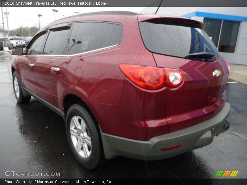 Red Jewel Tintcoat / Ebony 2010 Chevrolet Traverse LT