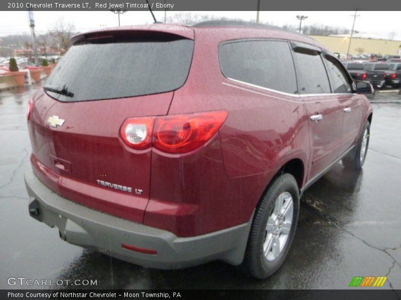 Red Jewel Tintcoat / Ebony 2010 Chevrolet Traverse LT