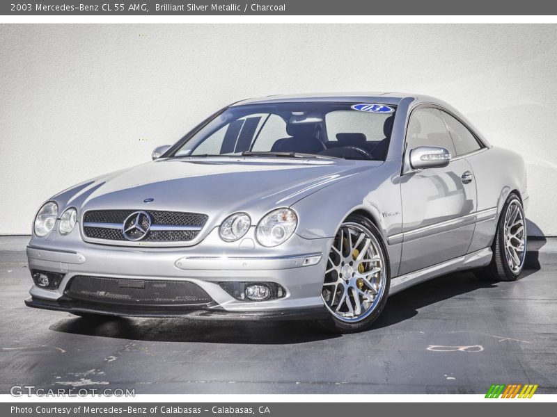 Brilliant Silver Metallic / Charcoal 2003 Mercedes-Benz CL 55 AMG