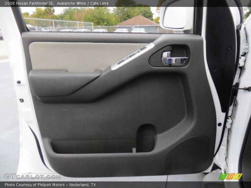 Avalanche White / Cafe Latte 2008 Nissan Pathfinder SE