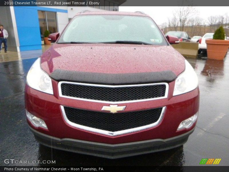 Red Jewel Tintcoat / Ebony 2010 Chevrolet Traverse LT