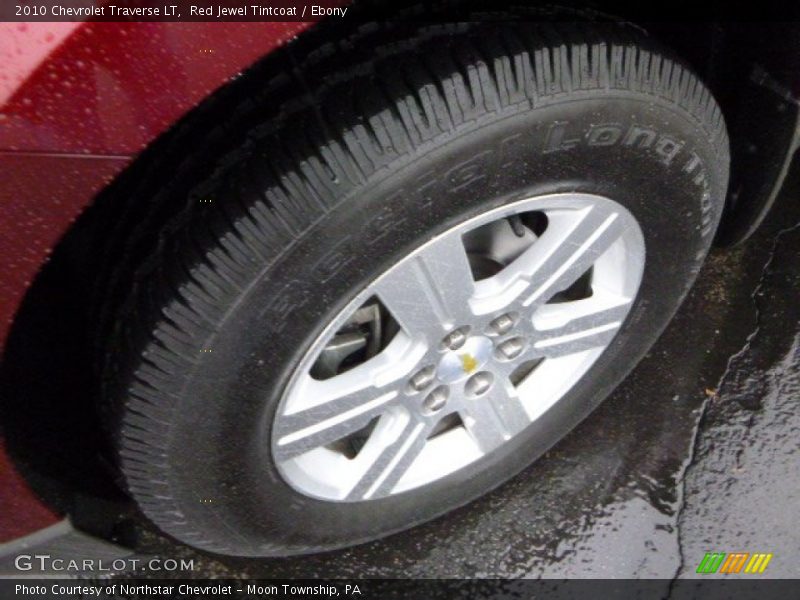 Red Jewel Tintcoat / Ebony 2010 Chevrolet Traverse LT