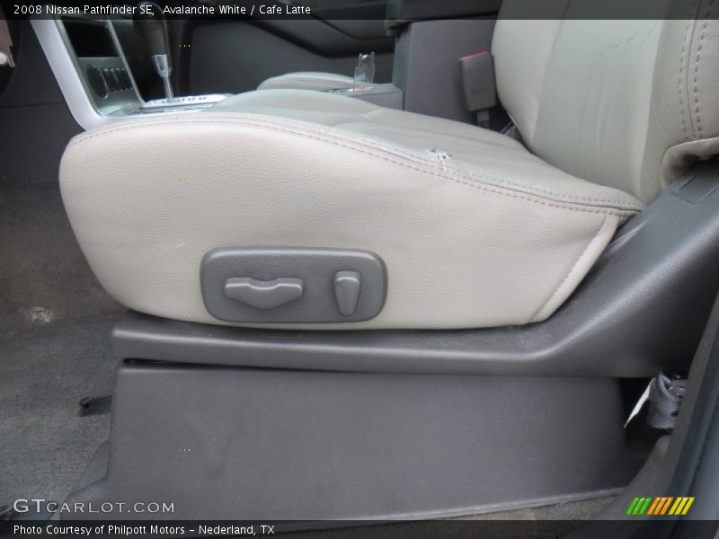 Avalanche White / Cafe Latte 2008 Nissan Pathfinder SE