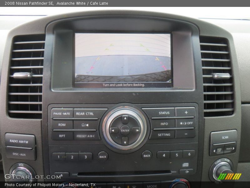 Avalanche White / Cafe Latte 2008 Nissan Pathfinder SE