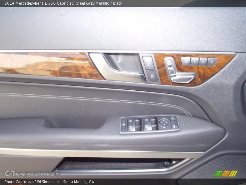 Steel Gray Metallic / Black 2014 Mercedes-Benz E 350 Cabriolet