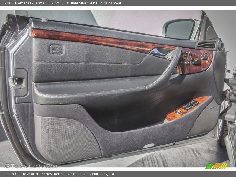 Brilliant Silver Metallic / Charcoal 2003 Mercedes-Benz CL 55 AMG