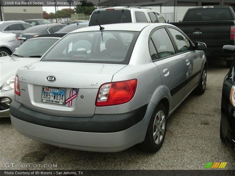 Silver Metallic / Gray 2008 Kia Rio LX Sedan