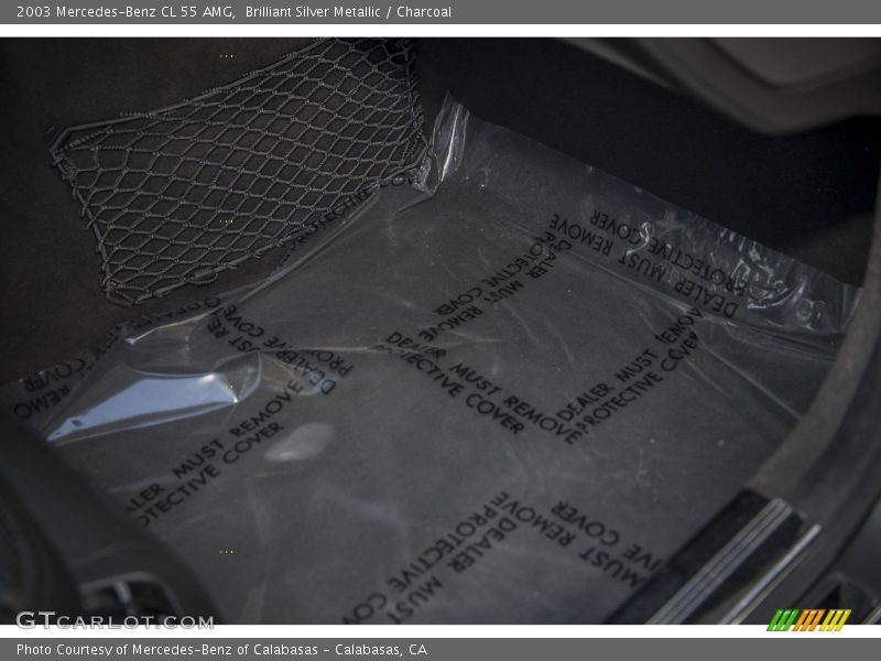 Brilliant Silver Metallic / Charcoal 2003 Mercedes-Benz CL 55 AMG
