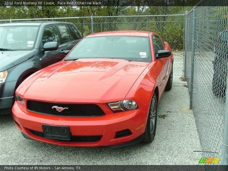 Race Red / Charcoal Black 2012 Ford Mustang V6 Coupe