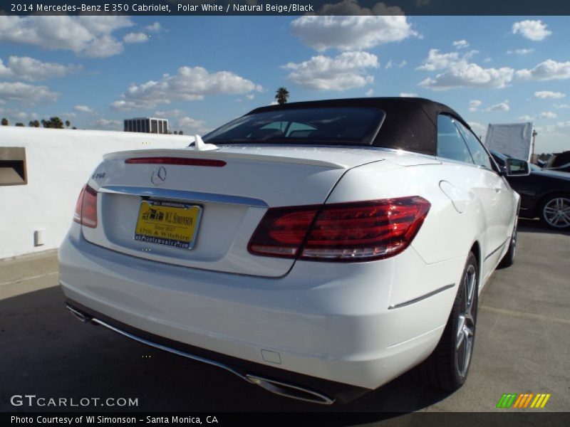 Polar White / Natural Beige/Black 2014 Mercedes-Benz E 350 Cabriolet