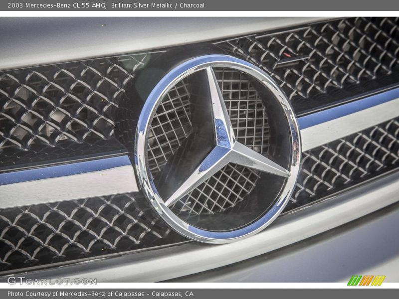Brilliant Silver Metallic / Charcoal 2003 Mercedes-Benz CL 55 AMG