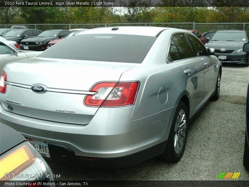 Ingot Silver Metallic / Light Stone 2010 Ford Taurus Limited