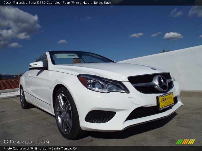 Polar White / Natural Beige/Black 2014 Mercedes-Benz E 350 Cabriolet