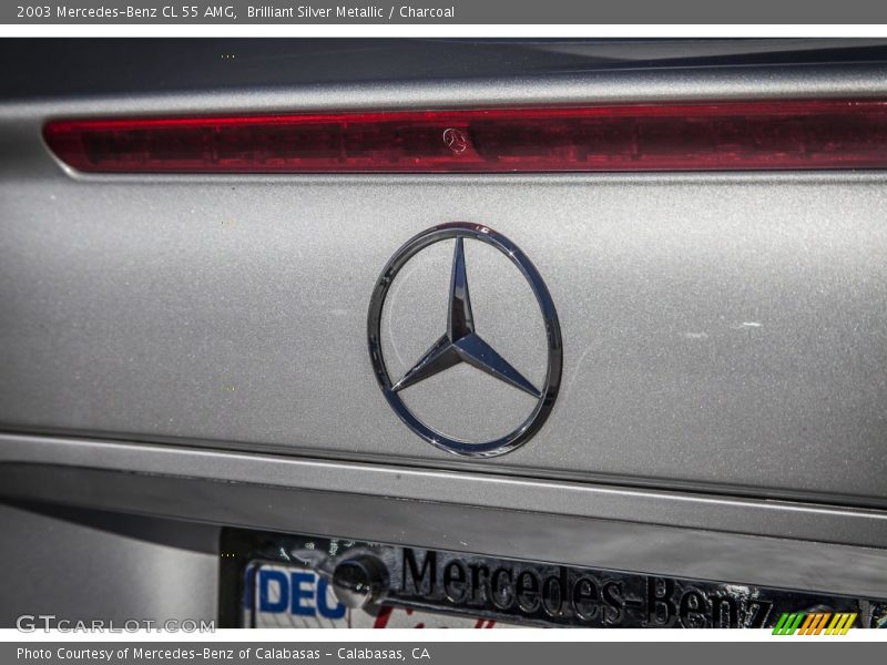 Brilliant Silver Metallic / Charcoal 2003 Mercedes-Benz CL 55 AMG