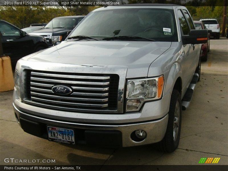 Ingot Silver Metallic / Medium Stone 2010 Ford F150 XLT SuperCrew