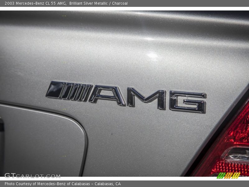 Brilliant Silver Metallic / Charcoal 2003 Mercedes-Benz CL 55 AMG