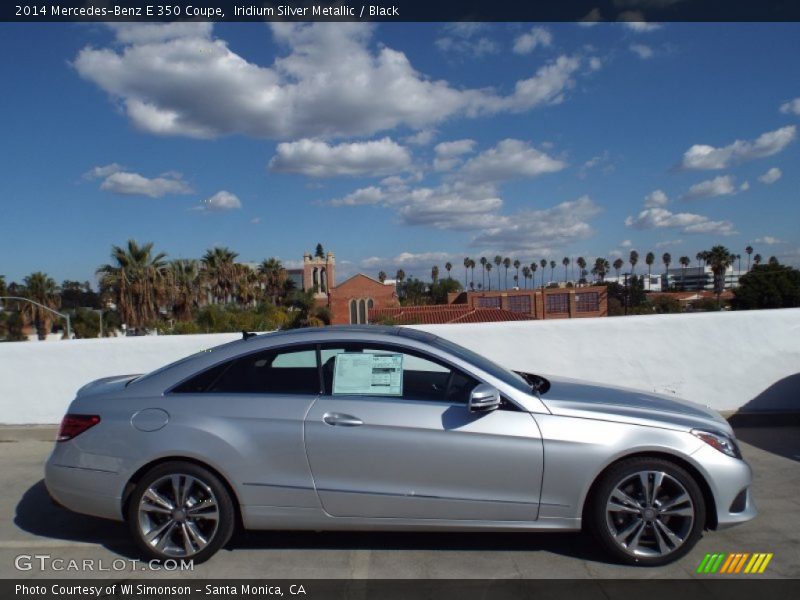 Iridium Silver Metallic / Black 2014 Mercedes-Benz E 350 Coupe