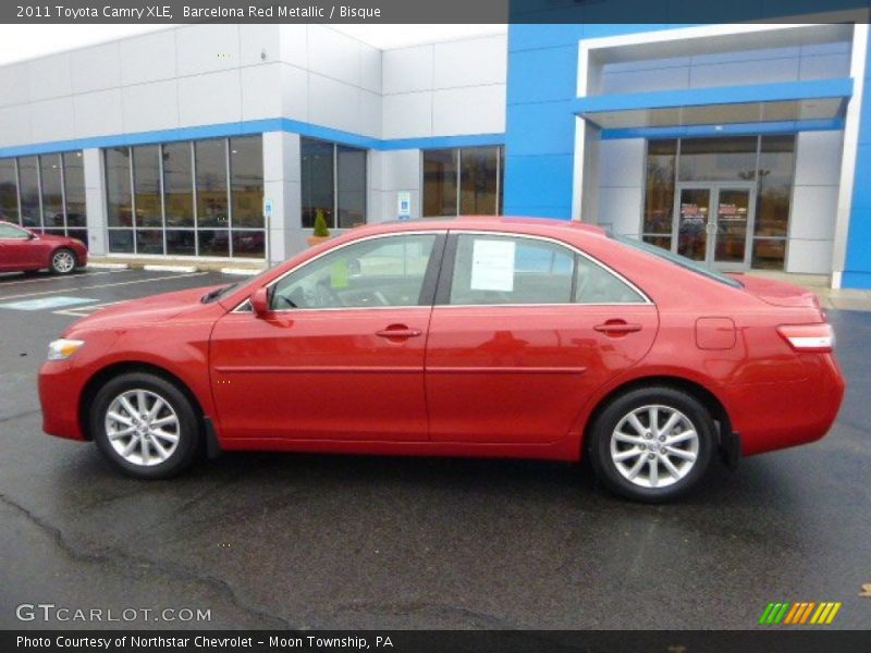 Barcelona Red Metallic / Bisque 2011 Toyota Camry XLE
