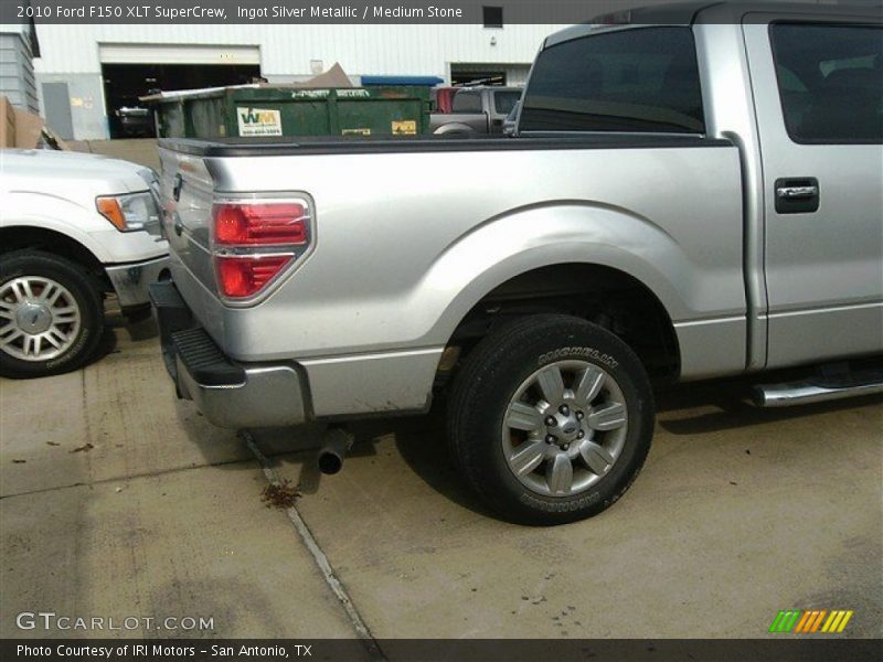 Ingot Silver Metallic / Medium Stone 2010 Ford F150 XLT SuperCrew