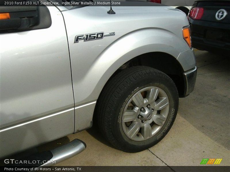 Ingot Silver Metallic / Medium Stone 2010 Ford F150 XLT SuperCrew