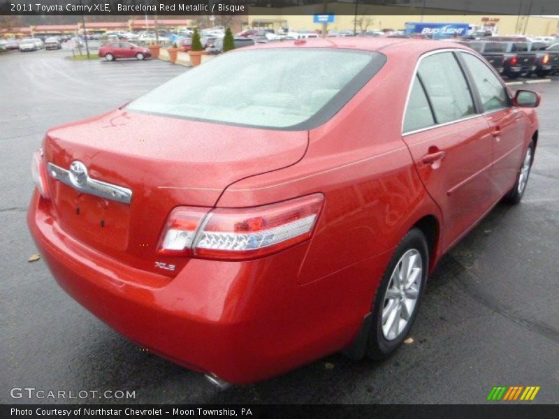 Barcelona Red Metallic / Bisque 2011 Toyota Camry XLE