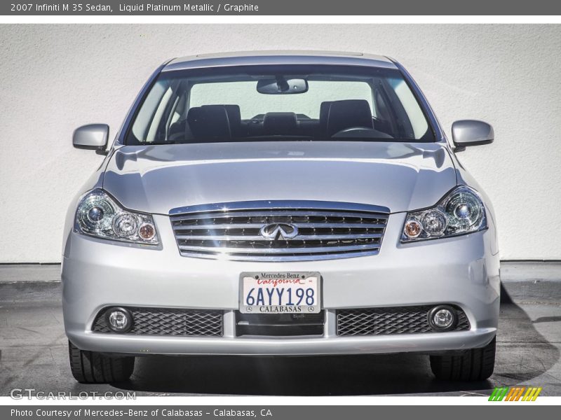 Liquid Platinum Metallic / Graphite 2007 Infiniti M 35 Sedan