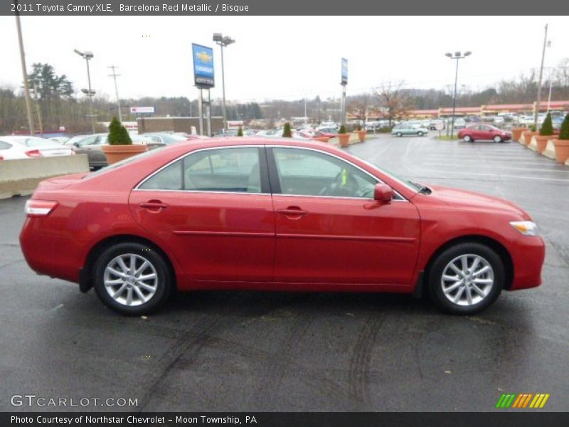 Barcelona Red Metallic / Bisque 2011 Toyota Camry XLE