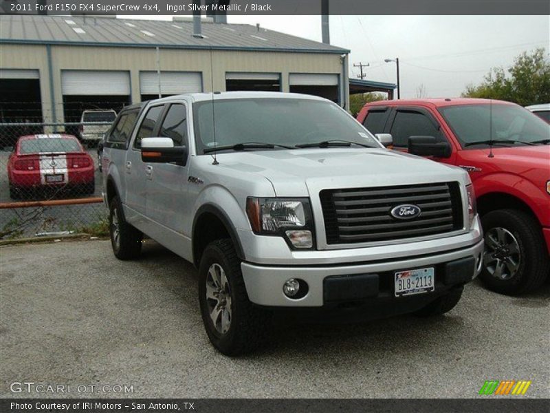 Ingot Silver Metallic / Black 2011 Ford F150 FX4 SuperCrew 4x4