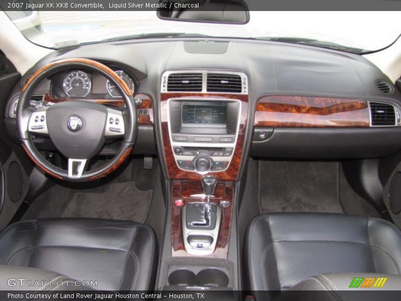 Liquid Silver Metallic / Charcoal 2007 Jaguar XK XK8 Convertible