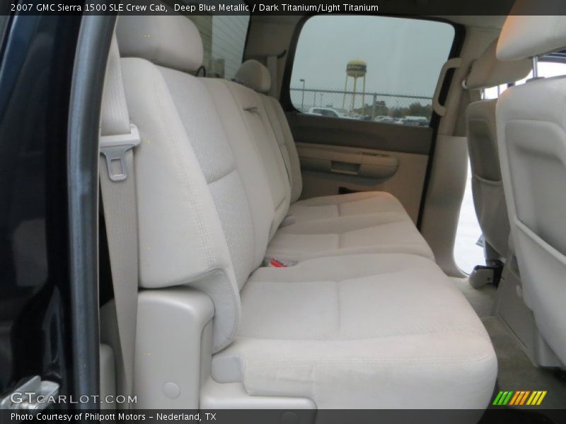 Deep Blue Metallic / Dark Titanium/Light Titanium 2007 GMC Sierra 1500 SLE Crew Cab