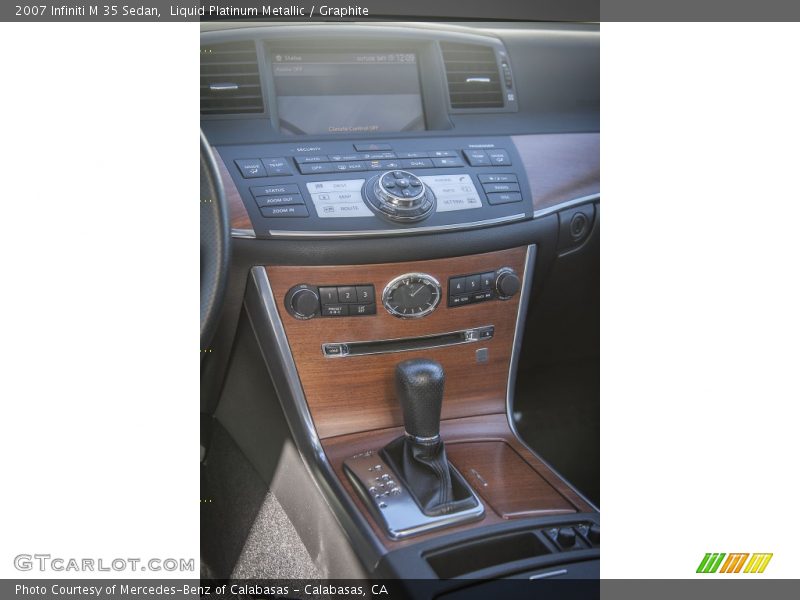 Liquid Platinum Metallic / Graphite 2007 Infiniti M 35 Sedan