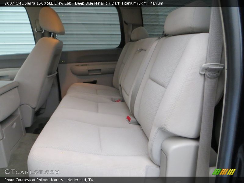 Deep Blue Metallic / Dark Titanium/Light Titanium 2007 GMC Sierra 1500 SLE Crew Cab