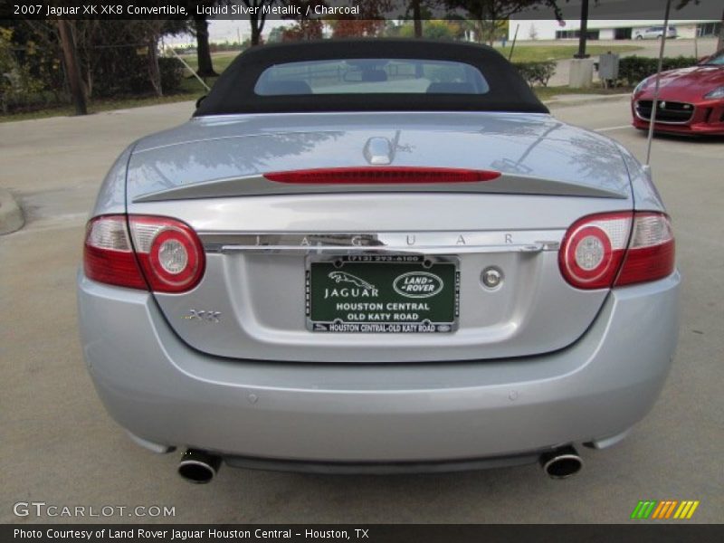 Liquid Silver Metallic / Charcoal 2007 Jaguar XK XK8 Convertible