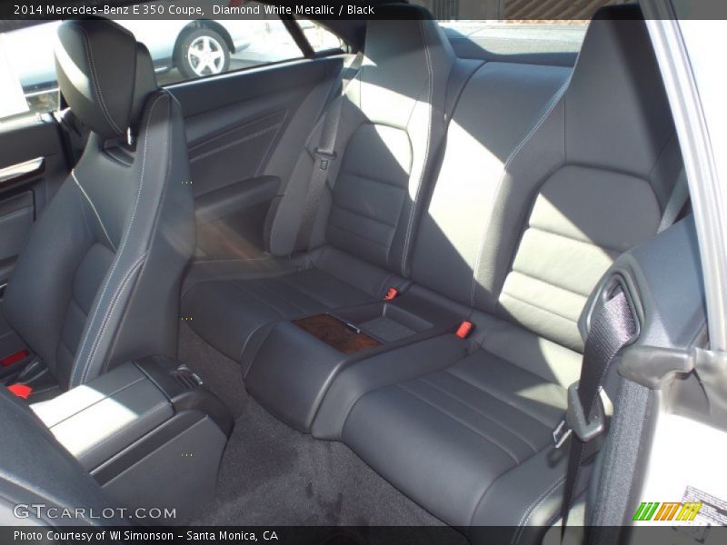Diamond White Metallic / Black 2014 Mercedes-Benz E 350 Coupe
