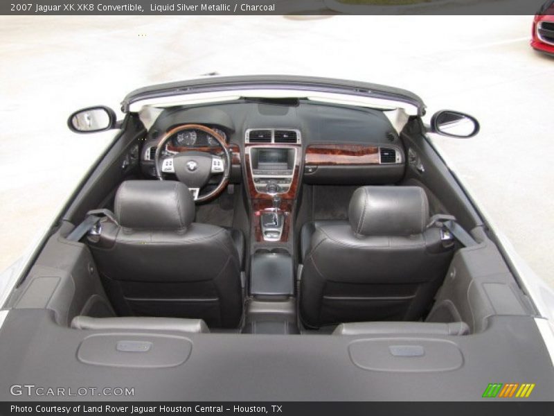 Liquid Silver Metallic / Charcoal 2007 Jaguar XK XK8 Convertible