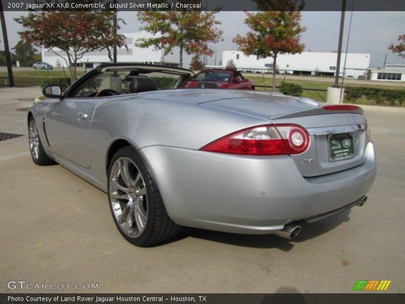 Liquid Silver Metallic / Charcoal 2007 Jaguar XK XK8 Convertible