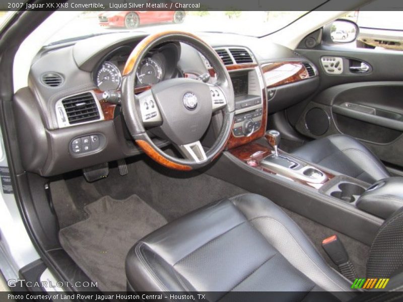 Liquid Silver Metallic / Charcoal 2007 Jaguar XK XK8 Convertible