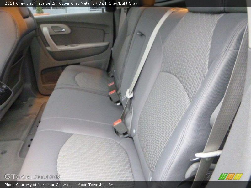 Cyber Gray Metallic / Dark Gray/Light Gray 2011 Chevrolet Traverse LS