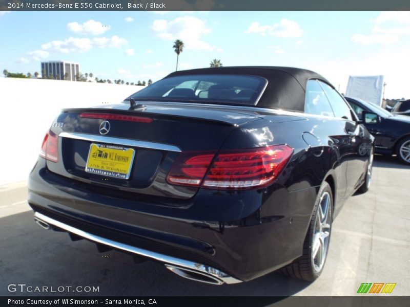 Black / Black 2014 Mercedes-Benz E 550 Cabriolet