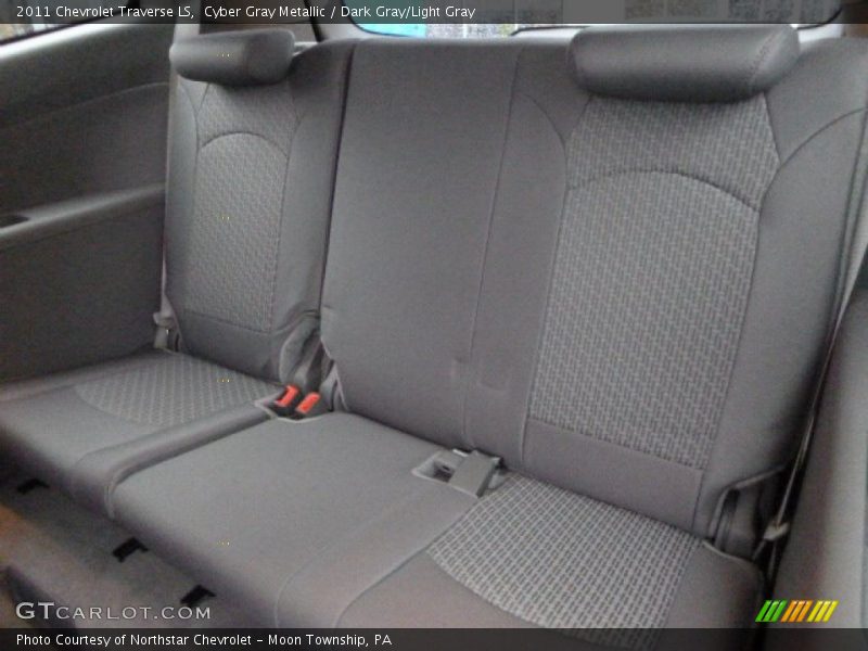 Cyber Gray Metallic / Dark Gray/Light Gray 2011 Chevrolet Traverse LS