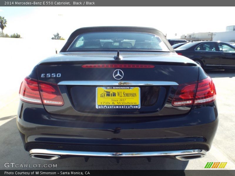 Black / Black 2014 Mercedes-Benz E 550 Cabriolet