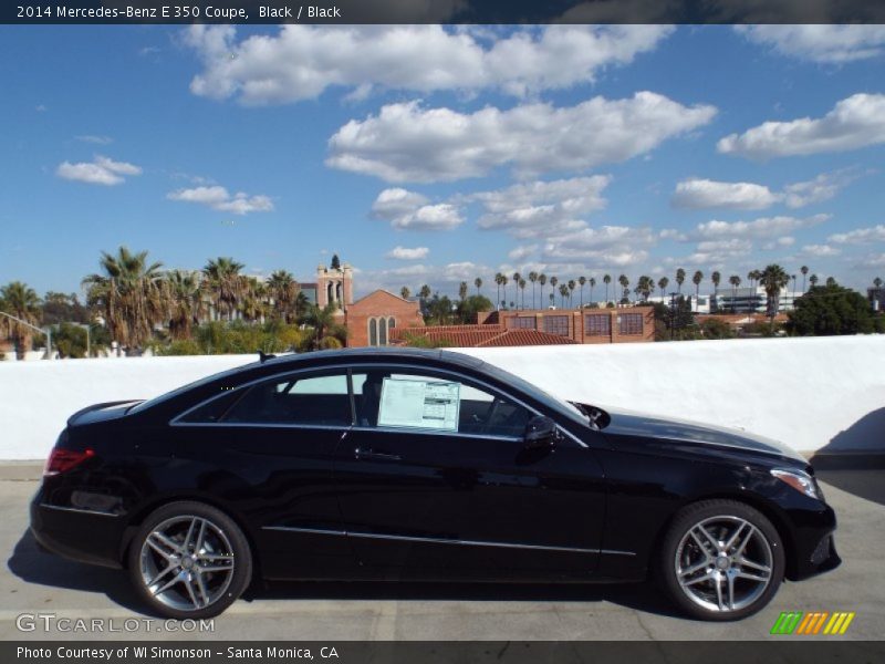 Black / Black 2014 Mercedes-Benz E 350 Coupe