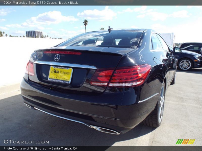 Black / Black 2014 Mercedes-Benz E 350 Coupe