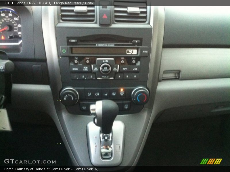 Tango Red Pearl / Gray 2011 Honda CR-V EX 4WD